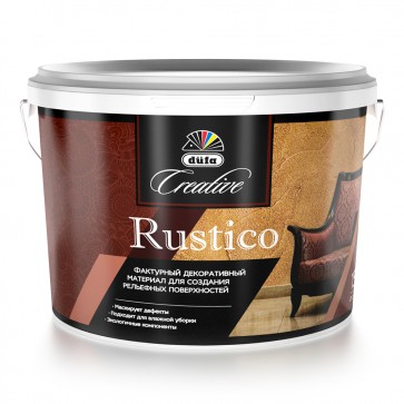 Покрытие декоративное Rustico 15 кг Dufa Creative