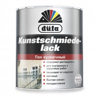 Лак кузнечный термостойкий матовый Dufa Kunstschmiedelack черный 0,75 л