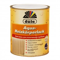 Эмаль для радиаторов глянцевая Dufa Aqua-Heizkorperlack белая 0,75 л