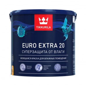 Краска дисперсионная латексная EURO 20 Tikkurila база А 2,7 л