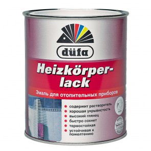 Эмаль для радиаторов глянцевая Dufa Heizkorperlack белая 0,75 л
